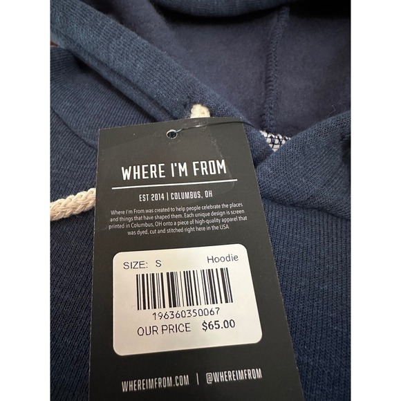 New Where I'm From Snow Shoveling Hoodie Pullover Sweatshirt - Women's Small - Picture 7 of 10